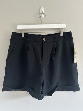 Madden NYC Black Dress Shorts Size XL NWT